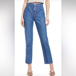 Reformation Cynthia high waist button fly Jeans